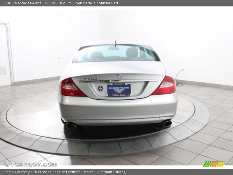 Iridium Silver Metallic / Sunset Red 2006 Mercedes-Benz CLS 500