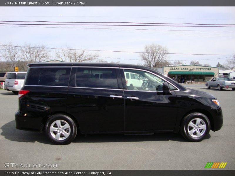 Super Black / Gray 2012 Nissan Quest 3.5 SV