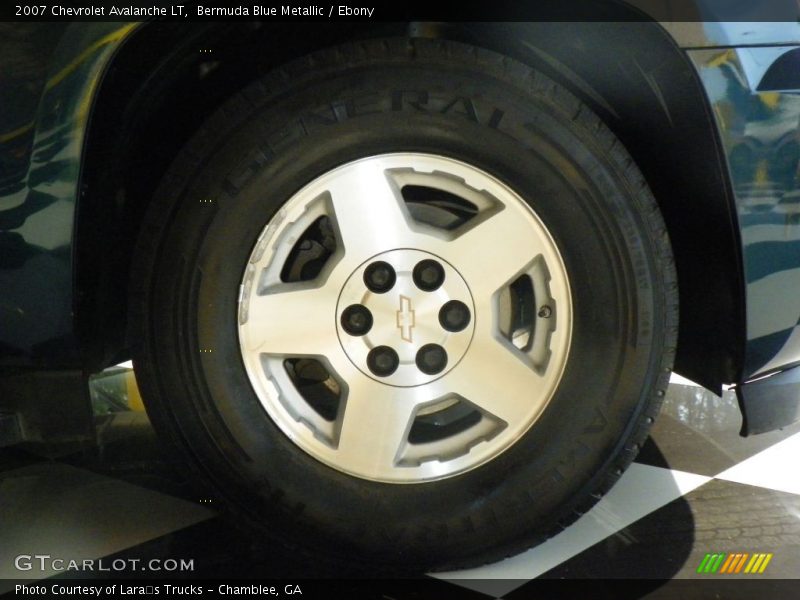 Bermuda Blue Metallic / Ebony 2007 Chevrolet Avalanche LT
