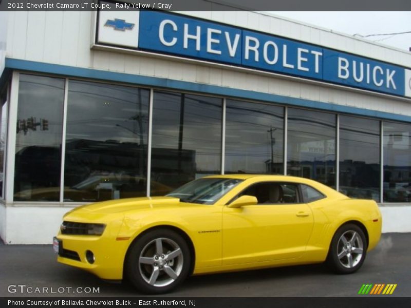 Rally Yellow / Gray 2012 Chevrolet Camaro LT Coupe