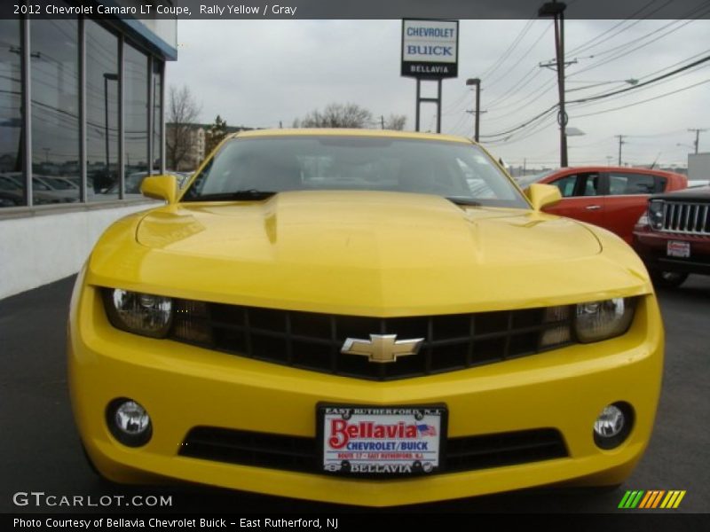 Rally Yellow / Gray 2012 Chevrolet Camaro LT Coupe