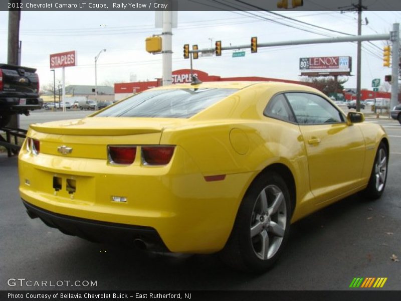 Rally Yellow / Gray 2012 Chevrolet Camaro LT Coupe