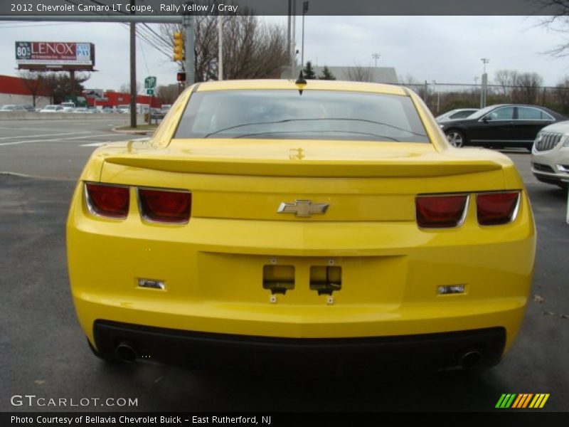 Rally Yellow / Gray 2012 Chevrolet Camaro LT Coupe