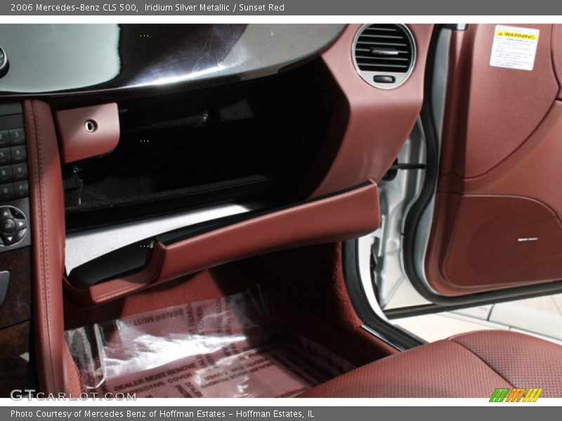 Iridium Silver Metallic / Sunset Red 2006 Mercedes-Benz CLS 500