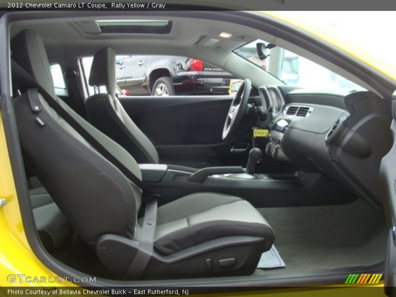 Rally Yellow / Gray 2012 Chevrolet Camaro LT Coupe
