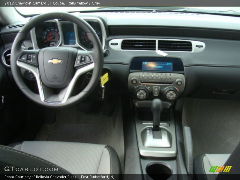 Rally Yellow / Gray 2012 Chevrolet Camaro LT Coupe