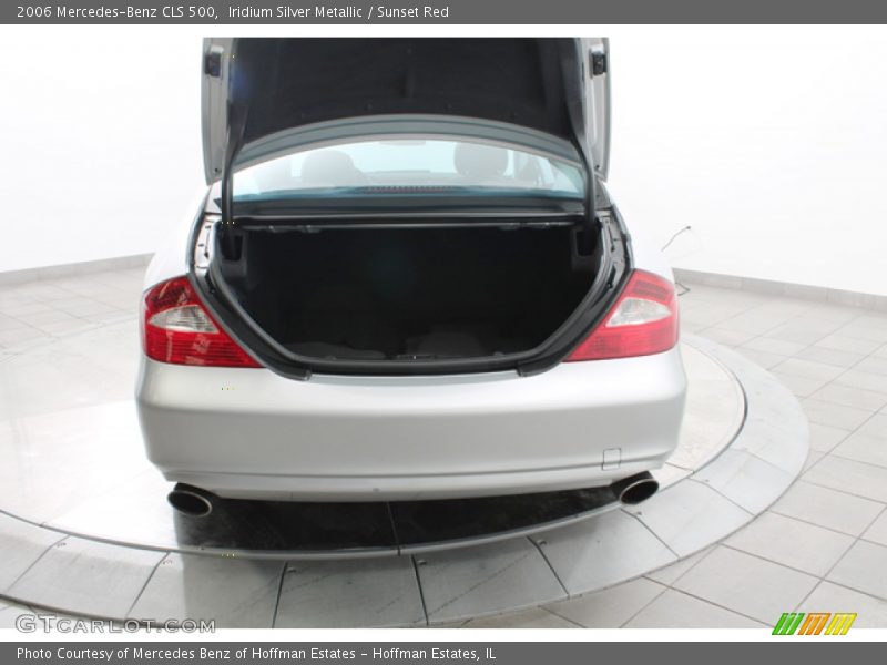 Iridium Silver Metallic / Sunset Red 2006 Mercedes-Benz CLS 500