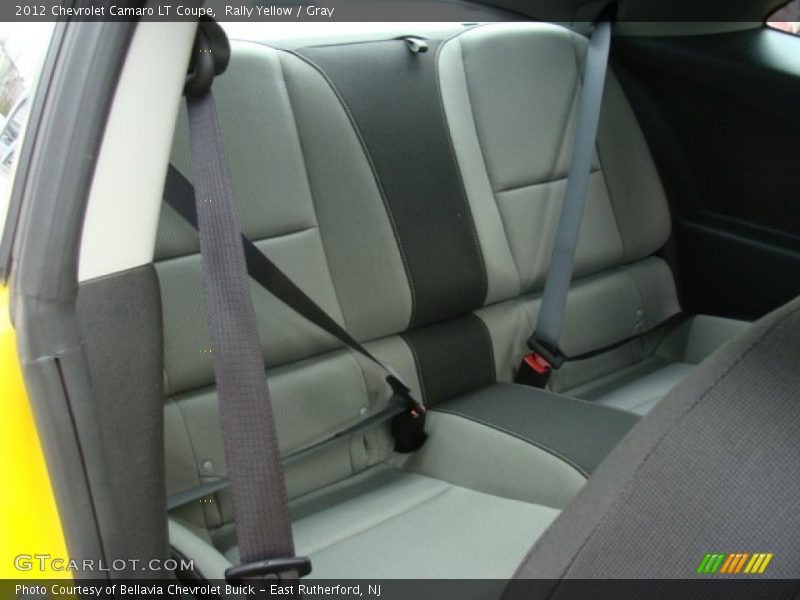 Rear Seat of 2012 Camaro LT Coupe