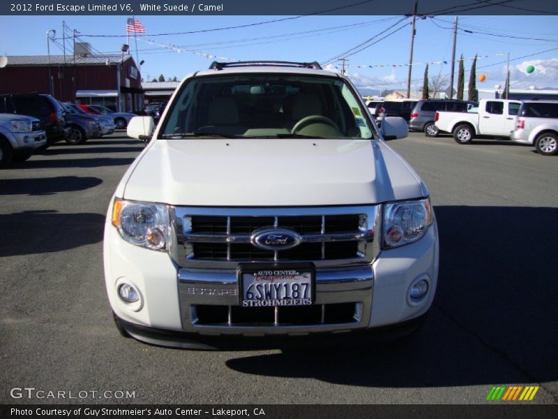 White Suede / Camel 2012 Ford Escape Limited V6
