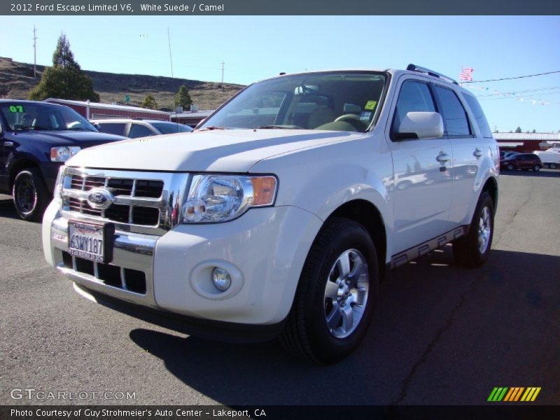 White Suede / Camel 2012 Ford Escape Limited V6