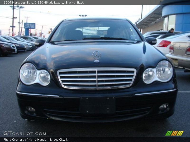 Black / Black 2006 Mercedes-Benz C 280 4Matic Luxury