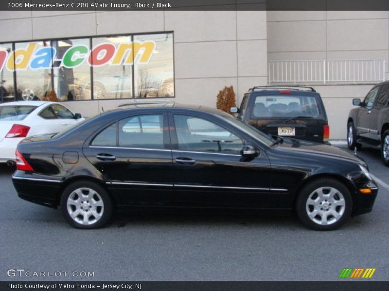 Black / Black 2006 Mercedes-Benz C 280 4Matic Luxury