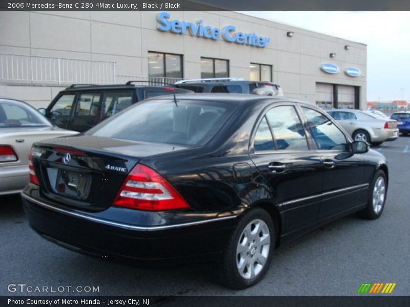 Black / Black 2006 Mercedes-Benz C 280 4Matic Luxury