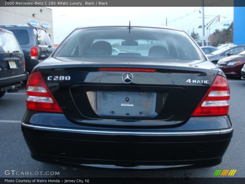 Black / Black 2006 Mercedes-Benz C 280 4Matic Luxury