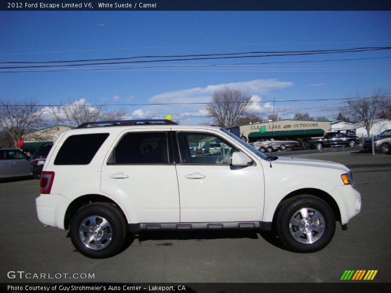 White Suede / Camel 2012 Ford Escape Limited V6