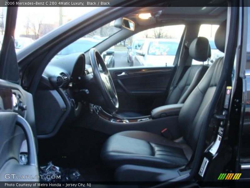 Black / Black 2006 Mercedes-Benz C 280 4Matic Luxury
