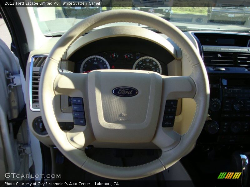 White Suede / Camel 2012 Ford Escape Limited V6