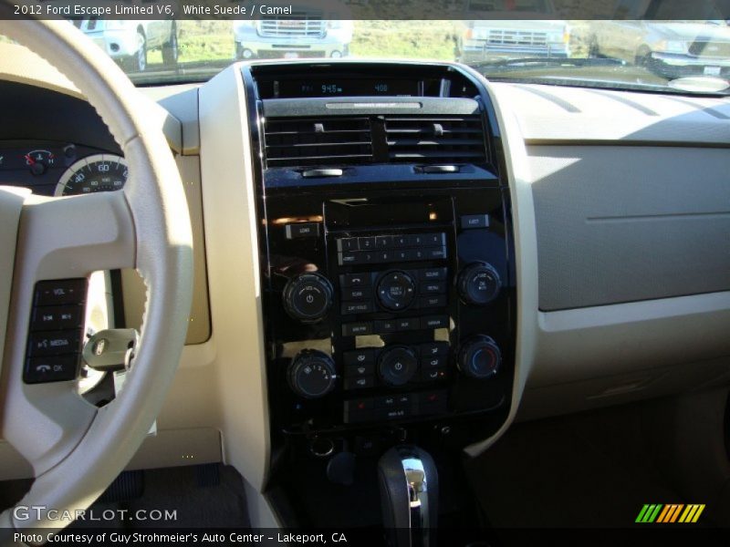 White Suede / Camel 2012 Ford Escape Limited V6