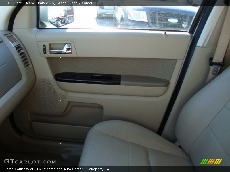 White Suede / Camel 2012 Ford Escape Limited V6