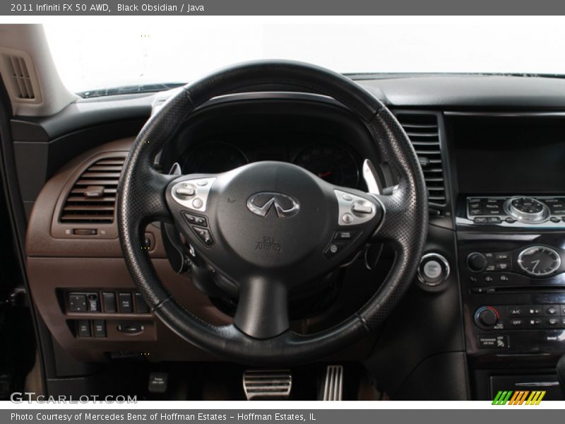 Black Obsidian / Java 2011 Infiniti FX 50 AWD