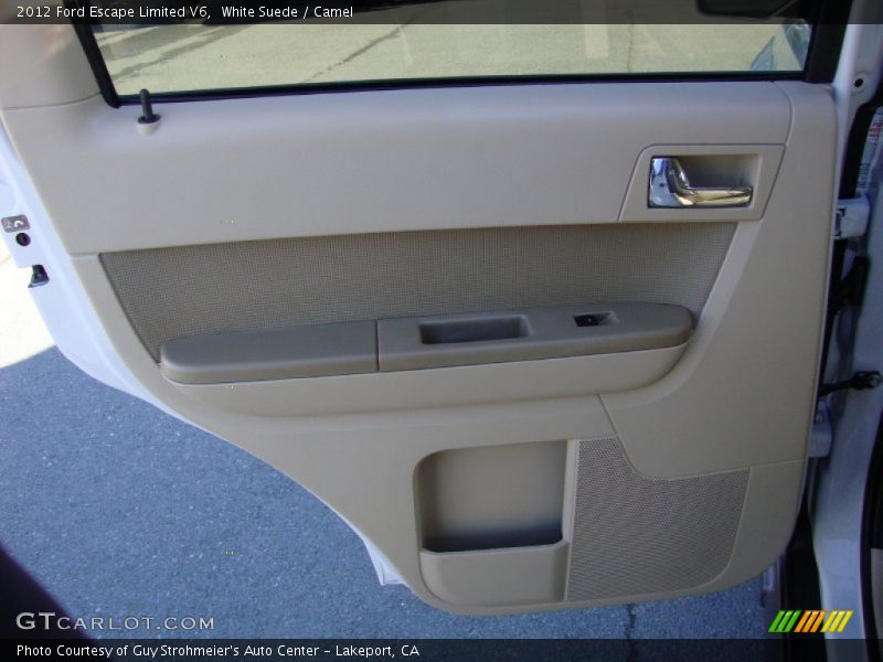 White Suede / Camel 2012 Ford Escape Limited V6