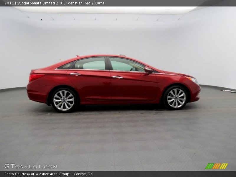 Venetian Red / Camel 2011 Hyundai Sonata Limited 2.0T