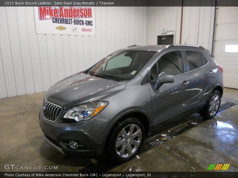 Satin Steel Gray Metallic / Titanium 2013 Buick Encore Leather