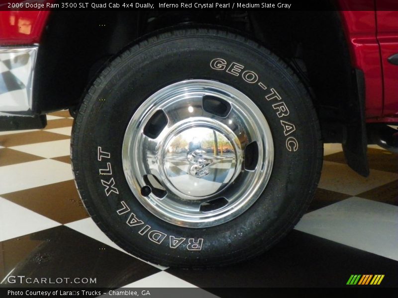 Inferno Red Crystal Pearl / Medium Slate Gray 2006 Dodge Ram 3500 SLT Quad Cab 4x4 Dually