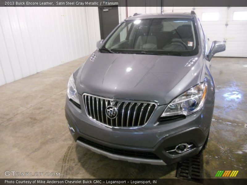 Satin Steel Gray Metallic / Titanium 2013 Buick Encore Leather
