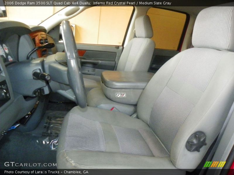Inferno Red Crystal Pearl / Medium Slate Gray 2006 Dodge Ram 3500 SLT Quad Cab 4x4 Dually