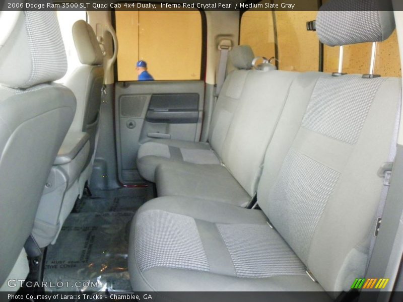 Inferno Red Crystal Pearl / Medium Slate Gray 2006 Dodge Ram 3500 SLT Quad Cab 4x4 Dually