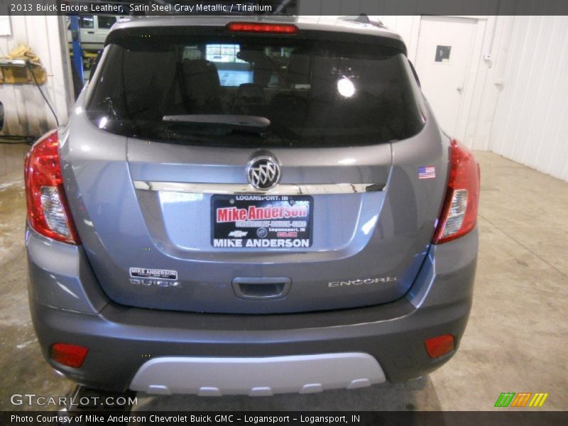 Satin Steel Gray Metallic / Titanium 2013 Buick Encore Leather