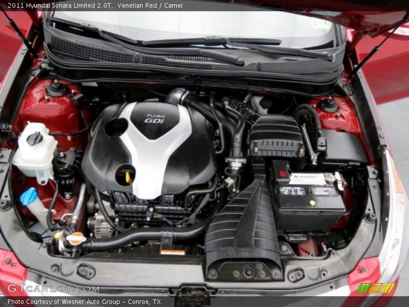 Venetian Red / Camel 2011 Hyundai Sonata Limited 2.0T