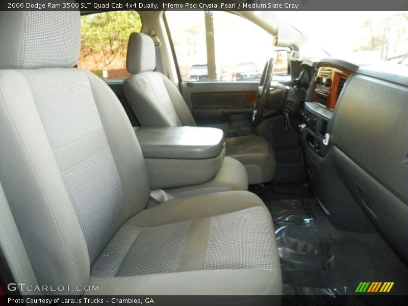 Inferno Red Crystal Pearl / Medium Slate Gray 2006 Dodge Ram 3500 SLT Quad Cab 4x4 Dually