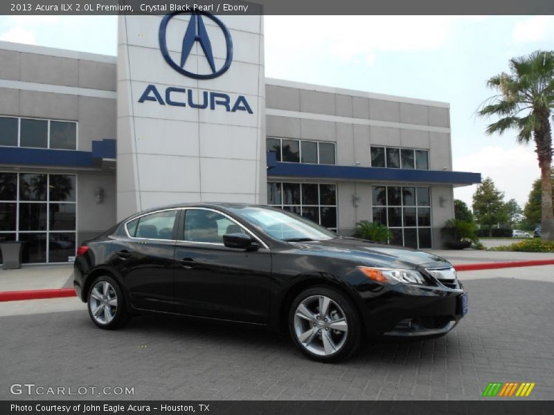 Crystal Black Pearl / Ebony 2013 Acura ILX 2.0L Premium