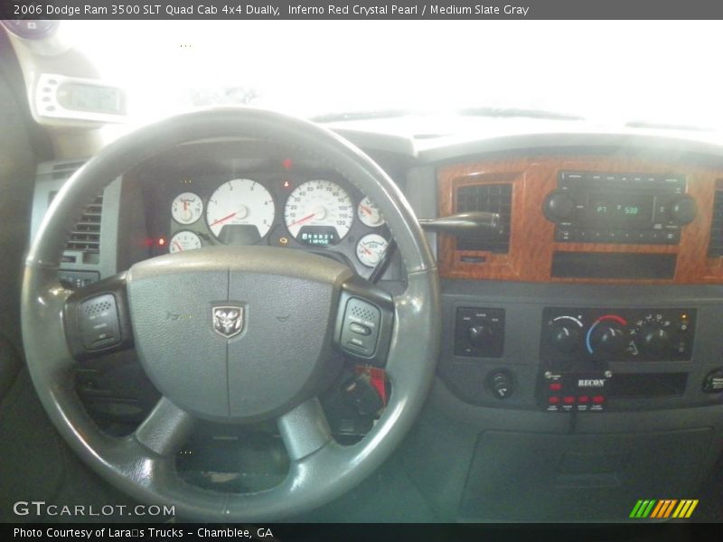 Inferno Red Crystal Pearl / Medium Slate Gray 2006 Dodge Ram 3500 SLT Quad Cab 4x4 Dually