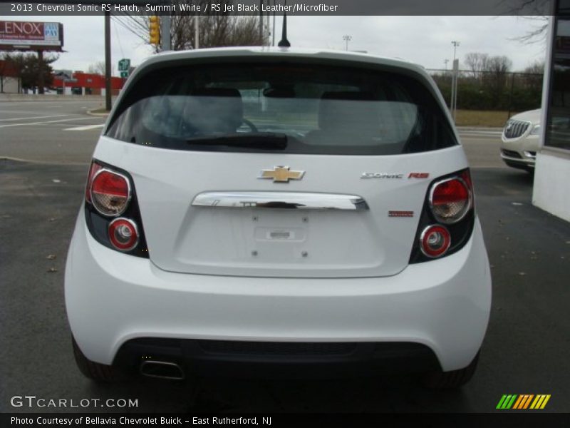  2013 Sonic RS Hatch Summit White