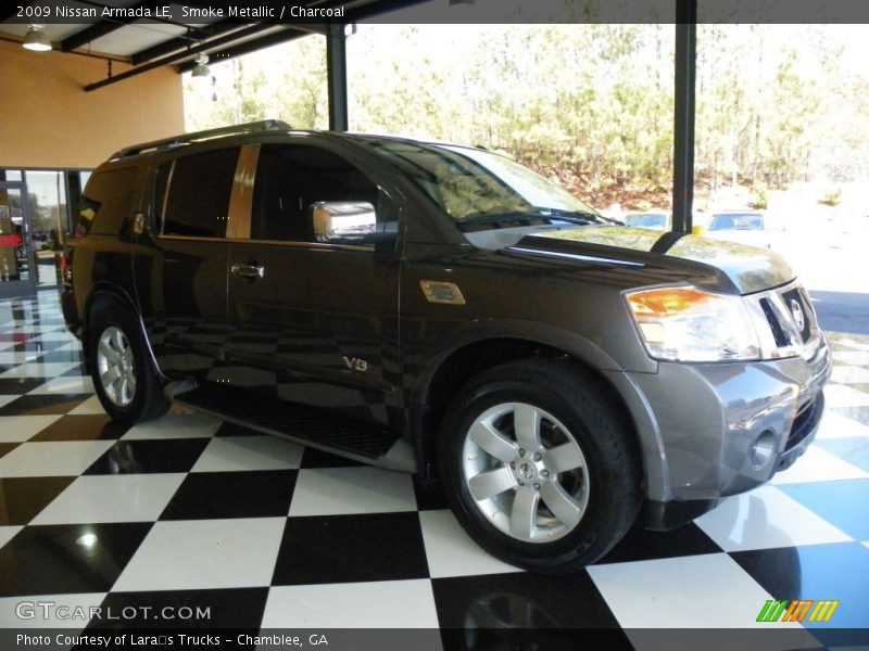 Smoke Metallic / Charcoal 2009 Nissan Armada LE