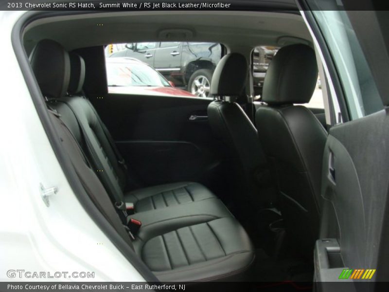 Rear Seat of 2013 Sonic RS Hatch