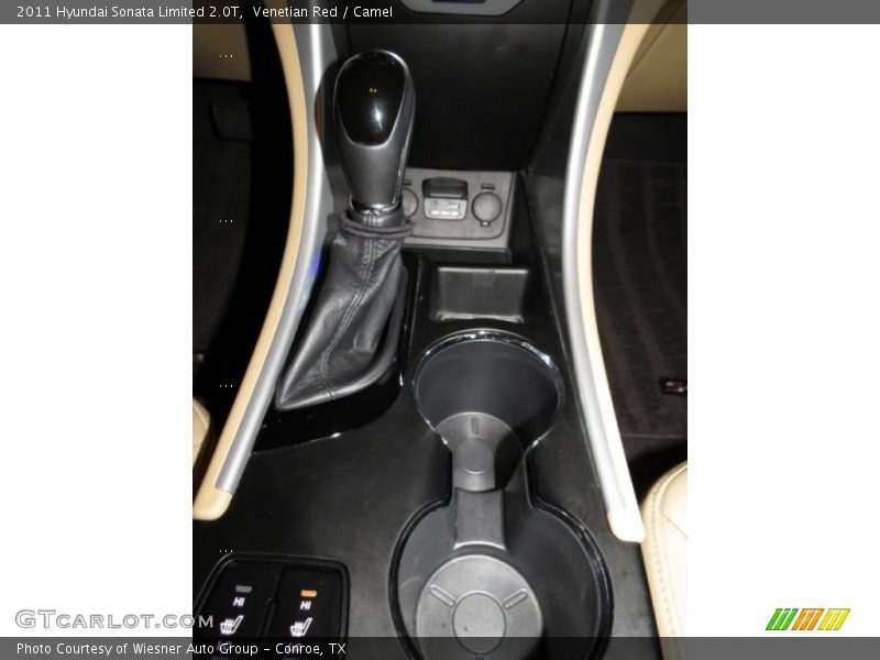 Venetian Red / Camel 2011 Hyundai Sonata Limited 2.0T