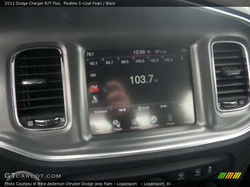 Redline 3-Coat Pearl / Black 2011 Dodge Charger R/T Plus