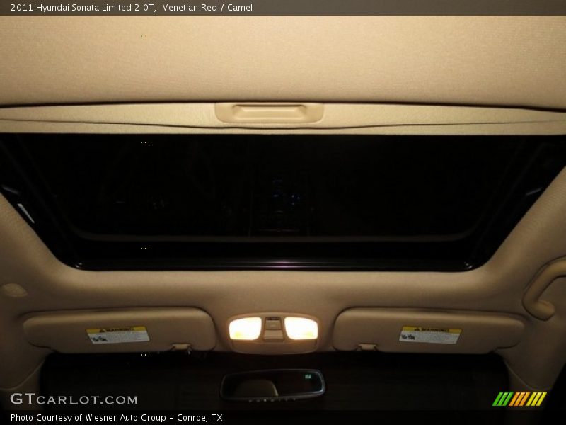 Venetian Red / Camel 2011 Hyundai Sonata Limited 2.0T