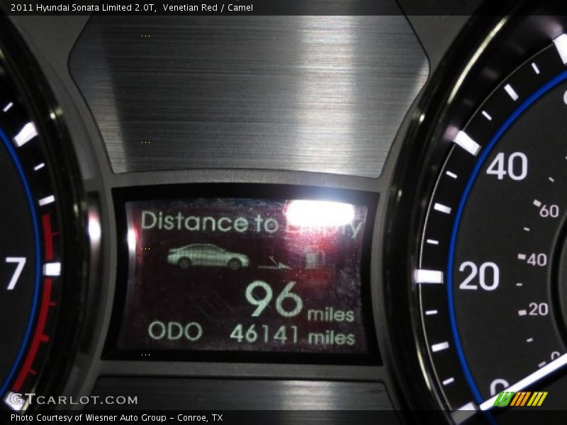 Venetian Red / Camel 2011 Hyundai Sonata Limited 2.0T