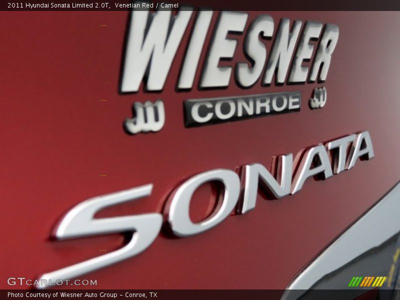 Venetian Red / Camel 2011 Hyundai Sonata Limited 2.0T