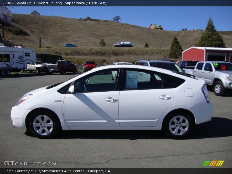Super White / Dark Gray 2009 Toyota Prius Hybrid Touring