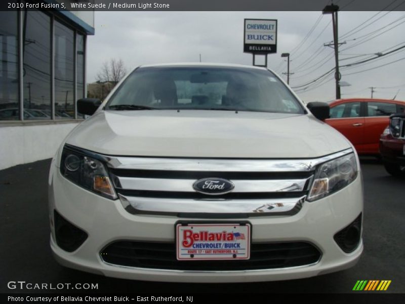 White Suede / Medium Light Stone 2010 Ford Fusion S