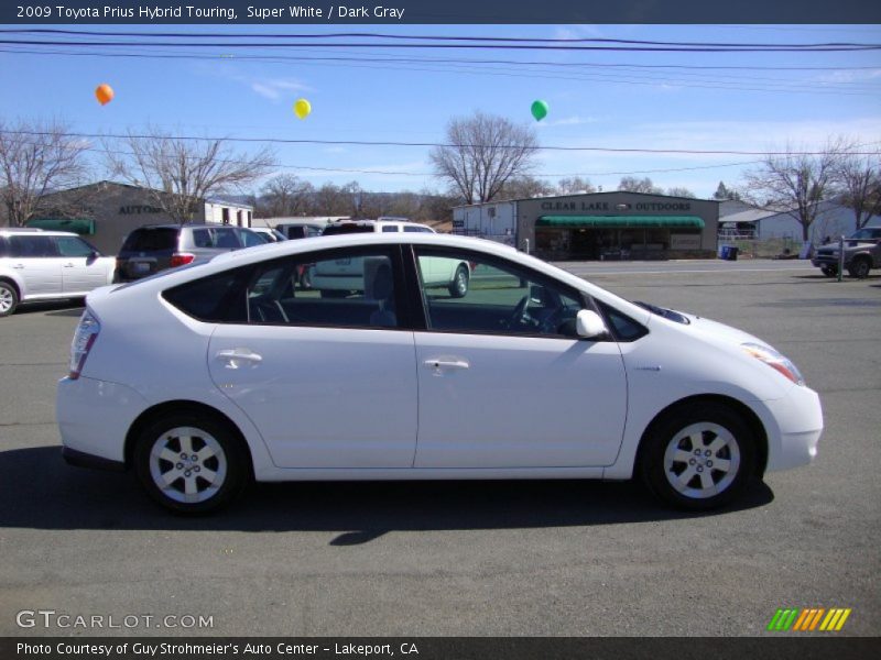 Super White / Dark Gray 2009 Toyota Prius Hybrid Touring