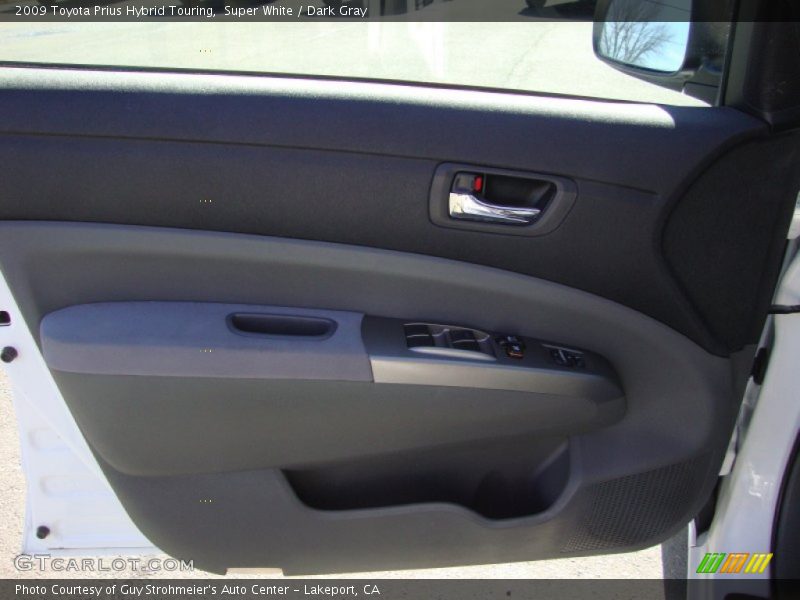 Super White / Dark Gray 2009 Toyota Prius Hybrid Touring