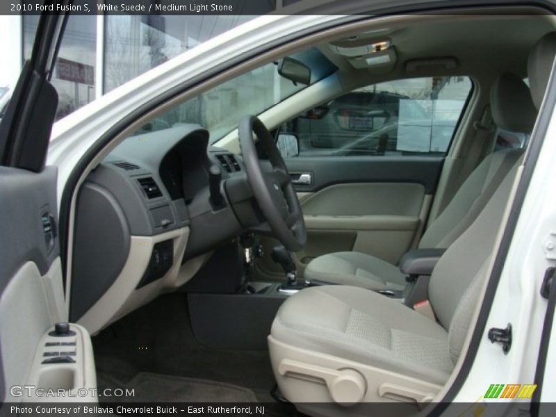 White Suede / Medium Light Stone 2010 Ford Fusion S