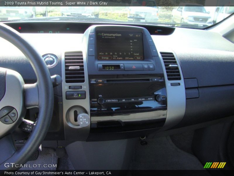 Super White / Dark Gray 2009 Toyota Prius Hybrid Touring